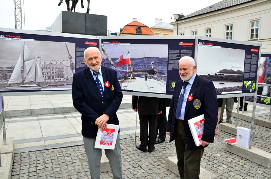 Kpt. Janusz Zbierajewski i Edward Zając